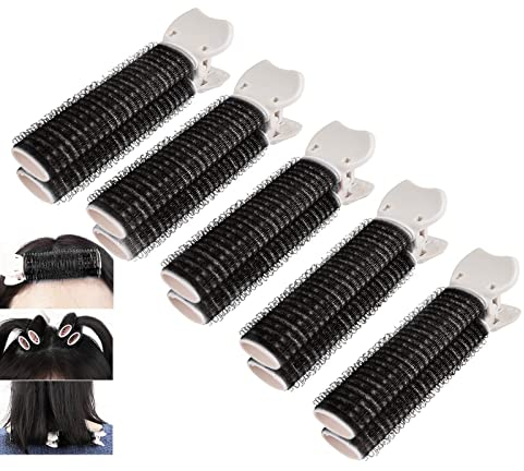 lockenwickler klammern selbsthaftend heatless haircurler bangs Curls 5Stück schwarz EzppuuEU105