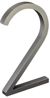 nanlyiau 5in Numéros de maison Numero maison numero maisonchiffres de boite aux lettres numero adhesif Production acrylique (Argent 2)