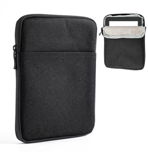 E Läsarfodral för Kindle 6-7 Tums Enhet, Ereader Skyddsväska Skyddsfodral för Surfplatta Fodral för E-Läsare (Svart)