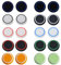 20 Stück Joystick Kappen PS5 Controller Sticks Grips,Silikon Thumbsticks Grips Caps,PS4 PS5 Controller Zubehör für Xbox One Series,Joystick-Schutz Aufsätze,Daumengriffkappen Dualsense(Mehrere Farben)