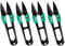 BACSHBY 4 Pièces Secateur de Jardin, Petites Ciseaux Jardinage Professionnels, Ciseaux de Portables, Outils de Pépinière, Multifonctionnels, Sécateur pour Bonsai, Fleurs, Plantes (Noir)
