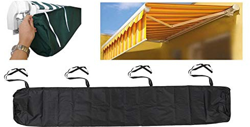 Copertura per tenda da sole da terrazzo, borsa per l'inverno, cortile, giardino, riparo, pioggia, parasole, materiale Oxford 420D, 7 misure disponibili (2 m, beige)