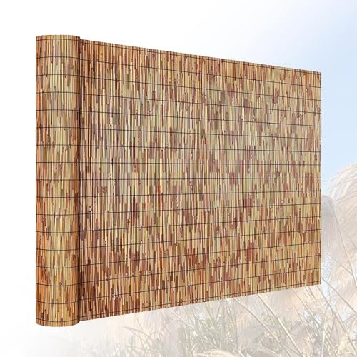 Cercado De Caña De Jardín Ecológico 30-180cm Hoch, Valla De Privacidad Vallas Cañizo Natural, Rollos De Valla De Bambú, For Pattrasero, Patio, Cribado De Caña De Jardín