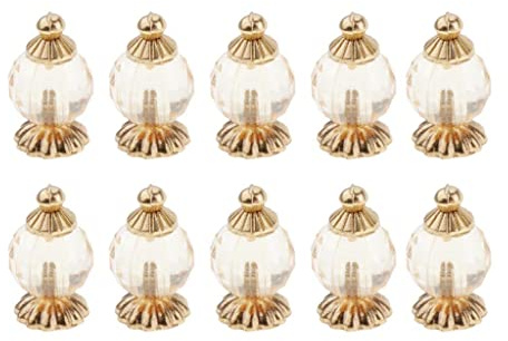 ZYIHNIRB 10 Pezzi Bottiglia Profumo Casa Bambola Miniatura Accessorio Acrilico Ornamento Decorativo Dettagli Adatto a Modello Casa Camera Letto Box