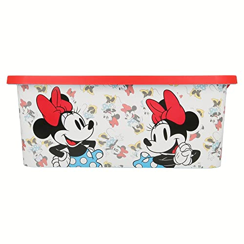 Stor Caja de almacenaje con Cierre de Click de 13 litros de Minnie Mouse