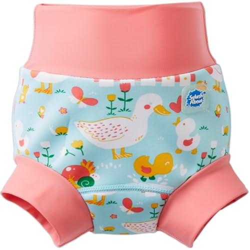 Splash About Happy Nappy Pañal de Baño Reutilizable - Little Ducks 3-6 Meses