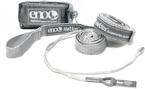 ENO, Eagles Nest Outfitters Helios Ultralight Hammock Straps Suspension System with Storage Bag, 300 LB Capacity, 8' 1 x 1