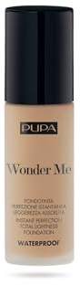 Pupa Fondotinta Fluido Waterproof Wonder Me (050 Deep Sand Warm) - Fondotinta Perfezione istantanea e Leggerezza assoluta, lunga Durata, resiste all’Acqua e all’Umidità - Formato 30 ml