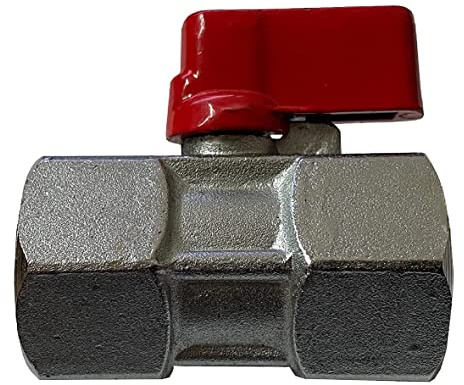 Kippen 5004A1 - Mini valvola a Sfera in Ottone. Attacco F/F da 1/2