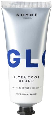 SHYNE - Gloss | Ultra Cool Blond - Glanztreatment für blondes Haar, intensive Haarpflege mit Keratin und Provitamin B5 für glänzende und glatte Haare, ohne Parabene, ohne Phthalate