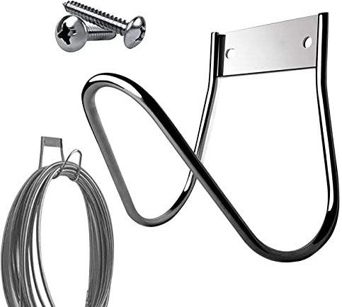 LIDCOM Support de Tuyau,Support Mural pour Tuyau d'arrosage en métal | Crochet de Tuyau Robuste pour Tuyau d'arrosage, Tuyau Extensible, Enrouleur de Tuyau, Tuyau d'arrosage, Tuyau d'extension