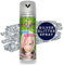 Party-Success Temporary Hair Silver Glitter Colour Spray, Wash-Out Formula - 125ml