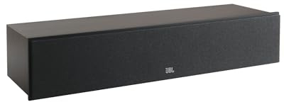 JBL Stage 2 L245C Nero 2-Way, Quad 4.5 Woofer, 1 Alluminio Tweeter Canale Centrale Altoparlante (nero)