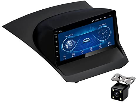 Android 12 ultratunn bilstereoradio för Fo-rd Fiesta 2009-2017 GPS-navigering 16 tums pekskärm multimediaspelare radio satellitmottagare stöder WIFI FM RDS SWC Bluetooth U