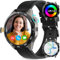 YYKY Smartwatch Damen Herren Android 4G LTE Gesundheitsuhr SIM-Kartenslot 1,43 AMOLED Rund Fitnessuhr Kamera/Videoanrufe NFC,GPS,WiFi,2GB RAM 32GB ROM,Herzfrequenz-Monitor,Anruf Annehmen/tätigen