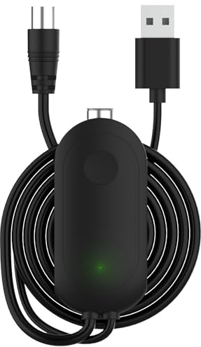 Amplificatore per Antenna TV HD – Potenziatore di Segnale Digitale da 24dB, Elimina l'Effetto Pixel, Migliora la Qualità delle Immagini su Smart TV, Supporta VHF/UHF (Nero)