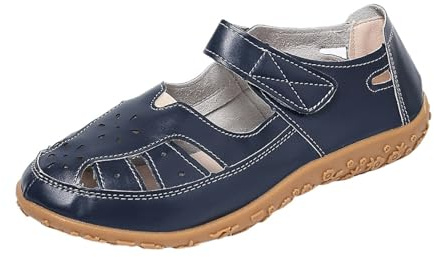 Sandaler fram stängda damer – lätta sandaler, bekväma ortopediska sandaler, breda fötter mjuka sulor sandaletter, andas fotstöd, sommar kilklack sandaletter, kilsandaler