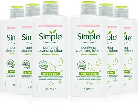 SIMPLE PURIFYING CLEANSING LOTION 200ML X6