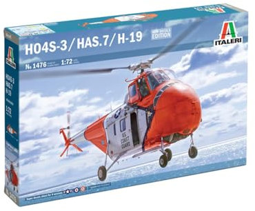 Italeri 1476 1:72 HO4S-3 / Has.7 / H-19 - Modellbau, Plastik Bausatz, Hobby, Basteln, Kleben, Modellbausatz, Modell, Plastikmodellbau
