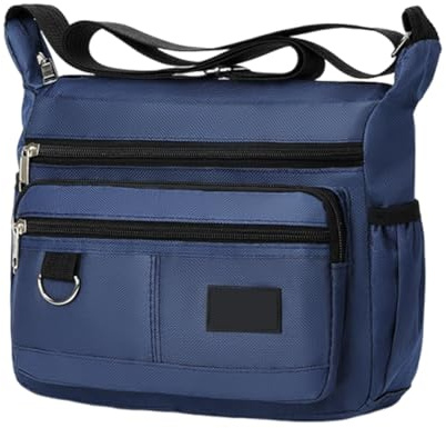 Kors axelväska för män Multifunktionell trendig messenger-ryggsäck