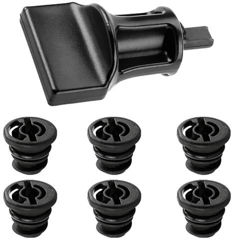 6Pcs Oil Drain Plug with Removal Tool, Car Engine Plugs with O-rings | Compatible with Vw 1.8L 2.0L Petrol, for Audi Golf Passat 06L103801 06L103807, Secure Fit with No Leak