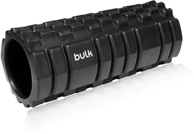 Bulk Foam Roller, Tiefengewebsmassage, Faszienrolle, Massagerolle, Schwarz