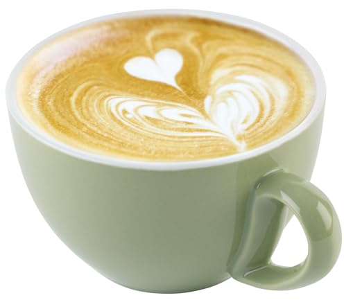 APS 16007 Taza de capuchino en color verde, diámetro de 10,5 cm, altura 6,5 cm, 300 ml