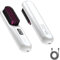 Kabellose Glättungsbürste, tragbare Haarglätterbürste für unterwegs, per USB wiederaufladbar, 9600 mAh, schnelles Aufheizen, 9 Temperatureinstellungen