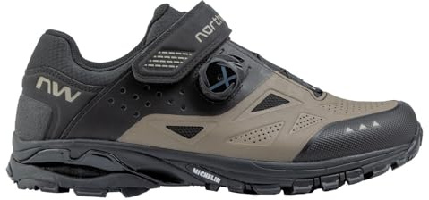 Northwave Spider Plus 3 - Scarpe da Ciclismo MTB Uomo | Scarpe Mountain Bike | Marrone/Nero 44