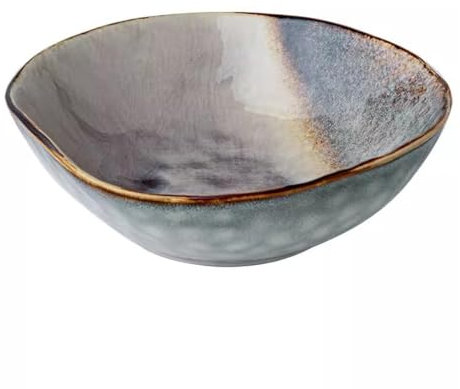 Scodella per pasta in ceramica, piatti da portata rotondi, ciotole per cereali in porcellana profonda per cucina, ciotole per zuppa grandi, ciotole da portata impilabili per insalata, pasta, dessert