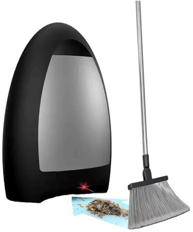 Poubelle éLectrique Barbershop, Aspirateur Stationnaire Sans Contact De 1 000 W Avec BoîTe à PoussièRe De 3,6 L Et Double Filtrage, Pour Balayer Les Poils D'Animaux De Salon,Black