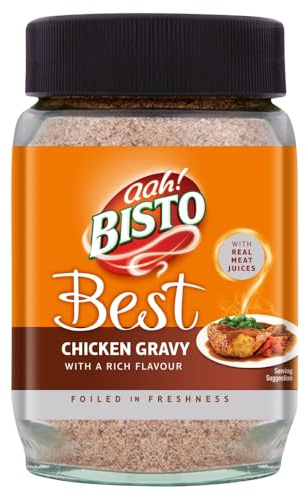 Bisto Best Chicken Gravy Granules Made with Real Meat Juice, 230 g Jar (Pack of 1)