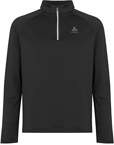 Odlo Fleecepullover Herren Besso I Midlayer mit Halbreißverschluss I Langarm Wandershirt