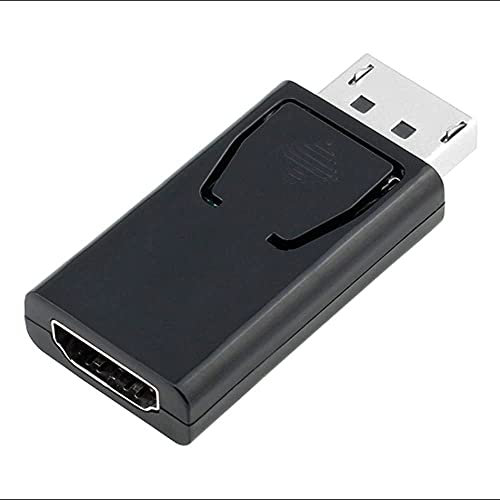U-K Adattatore DP maschio a HDMI femmina Convertitore Audio Compatibile HDTV NoteDesktop Durable e Practical