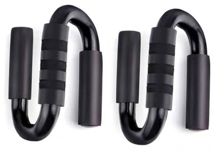 KOMBIUDA 1paar S-förmige Liegestützständer Mit Schwarzen Griffen Stabiler Fitness-trainer Für Brustmuskeln Und Bauchmuskeln Geeignet Für Training Zu Hause Fitnessstudio