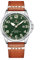 Seagull Mechanische Herrenuhr, Automatikuhren, Militäruhren für Herren, Armee, Taktische Feldsport-Arbeitsuhr, wasserdichte Datumsanzeige, Outdoor-Arbeit, Wrsitwatch, D581, Hellbraun, Armband