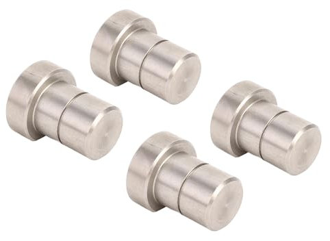 4PCS 20mm Bench Dogs, Workbench Peg Brake Stops Table Workbench Positioning Planing Plug Stainless Steel Bench Dogs for 20mm Dog Hole for Woodworking Use