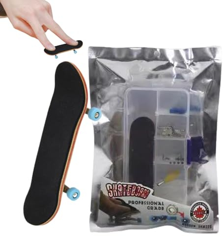 Genérico Monopatines De Dedos para Niños | Juguete de Fingerboard Portátil | Juguete Educativo Mini Portátil para Viajes Y Hogar