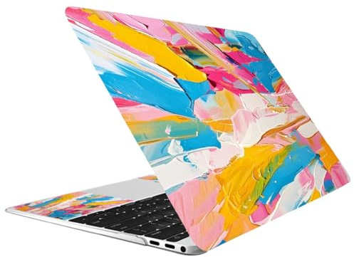 CREATCABIN Adesivo per Laptop A Colori Adesivo per Netbook Adesivo per Notebook Adesivo Artistico 12 13 133 14 15 154 156 Protezione Universale per Laptop Impermeabile graffio Rimovibile