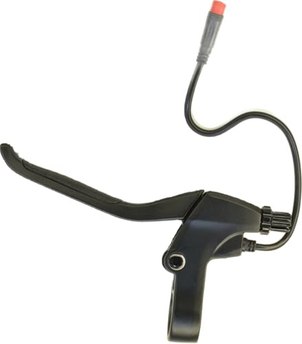 RiuScooter Maneta de Freno Patinete Eléctrica, 2 Pines, Compatible con Smartgyro, Urbanglide, Zwheel, Youin, Joyor, Color Negro L izquierda