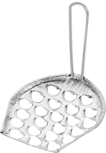 Veemoon Râpe à Gelée de Haricots en Acier Inoxydable Racloir Alimentaire Multifonction Trous Larges Ustensile Réutilisable pour Nouilles Froides Outil Pratique Cuisine pour Préparation