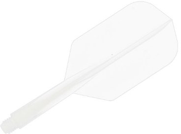 Darts Corner Condor Integrierter Flight & Stem – Zero Stress – Slim – Kurz klar – 1 Set (3)