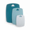 Lacor - 60555 - Jeu de 3 planches à découper OCEAN, planche à découper, idéal pour couper des aliments, trou suspendu, polypropylène, Dimensions: 20x15 cm, 30x20 cm et 35x25 cm, Bleu