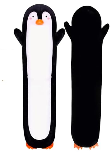 Cuddle Paws Penguin Plush Body Pillow for Kids | Long Stuffed Animal Cuddle Pillow | Soft Hugging Toy | Plushie Gift for Girls & Boys | Long Plush Body Pillow for Sleep & Comfort | Medium, 35 Inches