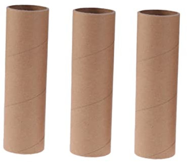 NUOBESTY Tubes D'expédition en Carton Kraft 15 X 4 Cm 2 Mm Épaisseur Rouleaux pour Peintures D'art et Documents Emballage Protège Œuvres Stockage Bureau Scolaire
