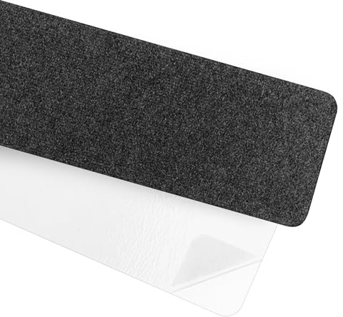 Quest Alfombrillas autoadhesivas para peldaños de escaleras, 76 x 20 cm, alfombrillas para escalones interiores para escaleras, antideslizante, alfombra para escaleras, juego de 15 unidades, color