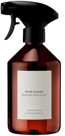 BOHORIA Spray para ambiente Hotel Scents Air Spray 500 ml – Perfume para ambiente Boutique Hotel Feeling – Ambientador de perfume para el hogar (Fresh Laundry)