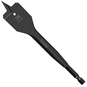1 x SabreCut SCRIW28_1 28mm x 152mm Impact Rated Flat Wood Spade Bit for Softwood Hardwood Chipboard