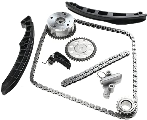 Frankberg Steuerkettensatz Kompatibel mit A3 8P1 Altea 5P1 Ibiza 6L1 Golf Plus 521 Golf V 1K1 J-e-t-t-a 1K2 P-a-s-s-a-t 3C2 2002-Heute 03C105209AC