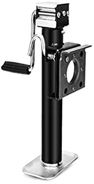 ICOSAR Gato de coche de manivela de remolque Jack RV Soporte de elevación Pierna Estabilizador de estacionamiento Jack Yate Remolque Accesorios (Tamaño : 10 pulgadas laterales)